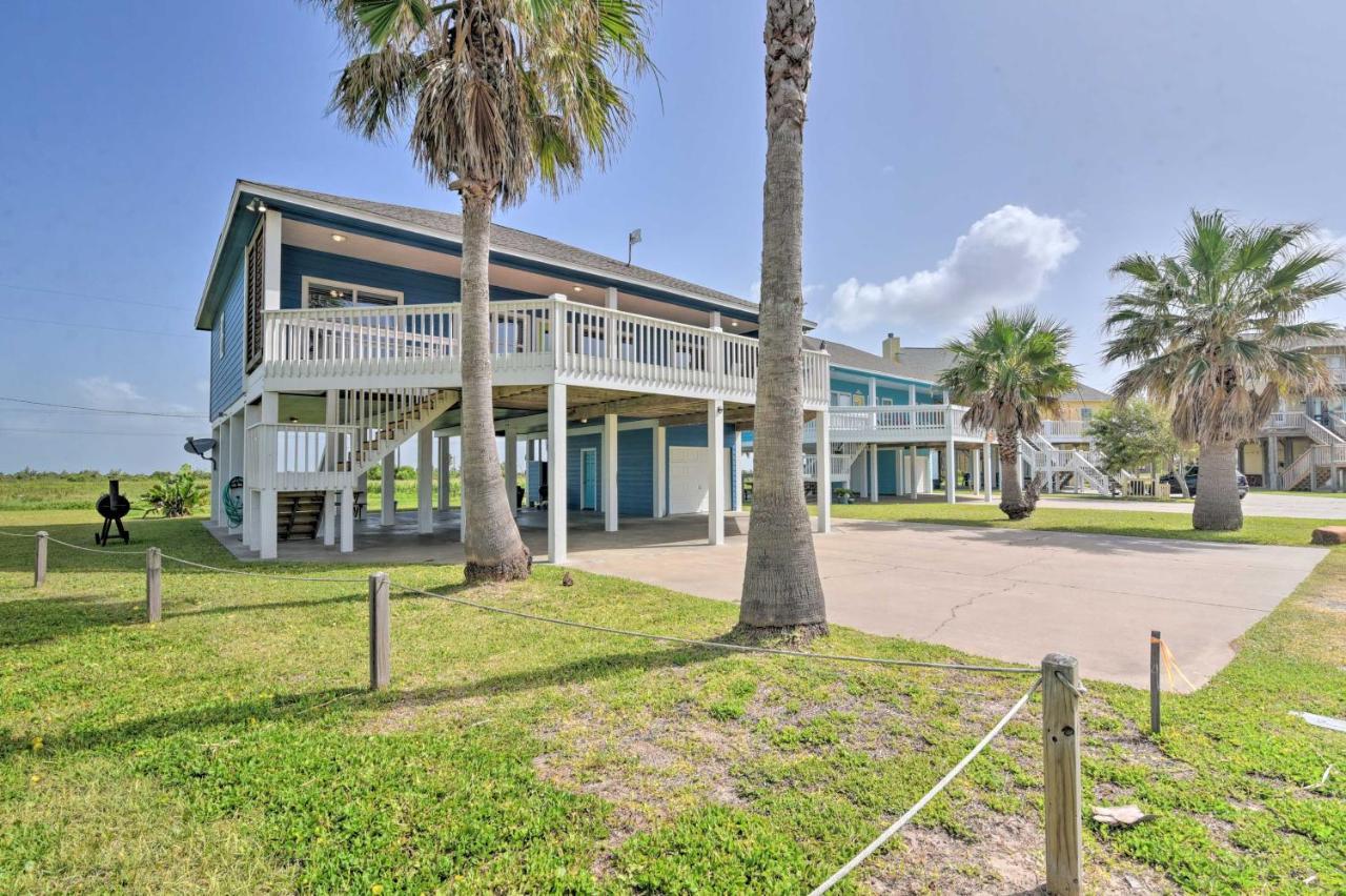 Willa Bright Crystal Beach House, Walk To Coast! Bolivar Peninsula Zewnętrze zdjęcie